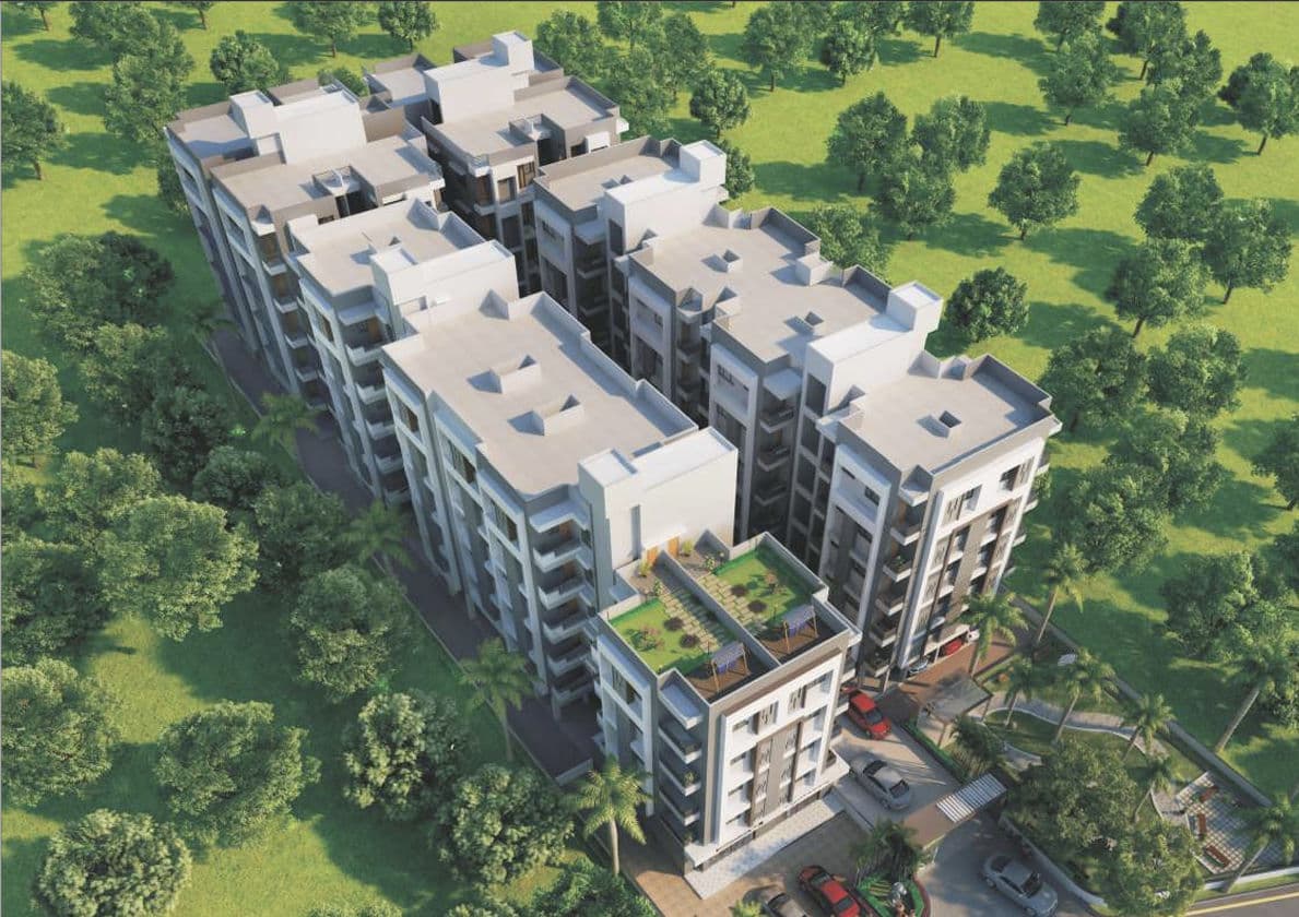 Satvat Residency aerial view