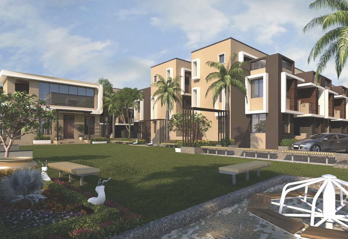 Shaligram Homes central garden