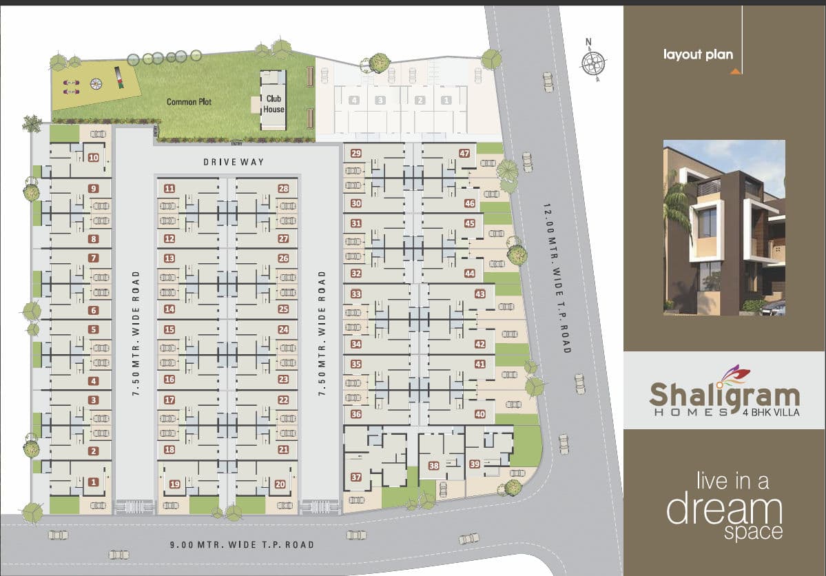 Shaligram Homes site layout plan